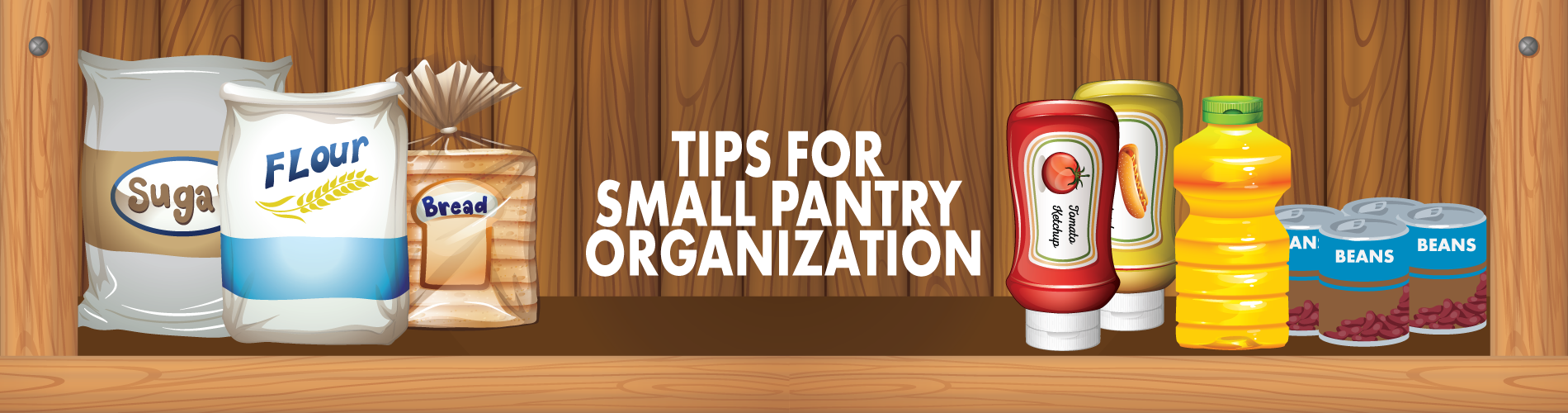 small pantry organization tips from Storage Depot of Gainesville
