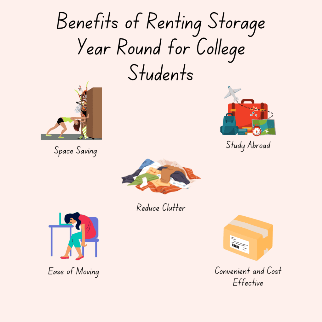Year-Long College Student Storage Graphic