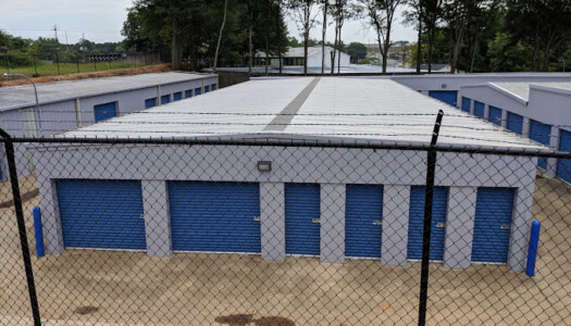 Aerial View of Storage Units in Gainesville - Airport