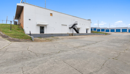 exterior of the indoor storage facility at Storage Depot of Gainesville on Industrial Blvd in Gainesville, GA