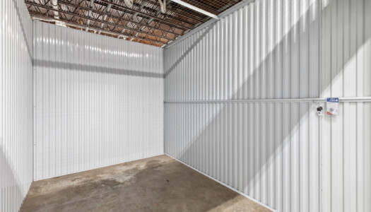 open temperature-controlled storage unit at Storage Depot of Gainesville on Industrial Blvd in Gainesville, GA